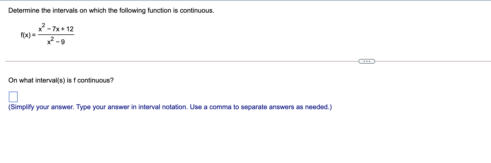 1 f(x) = X - 1 ;a = 1 3 if x