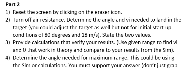 2 1) Reset the screen by clicking on the eraser icon. 2)