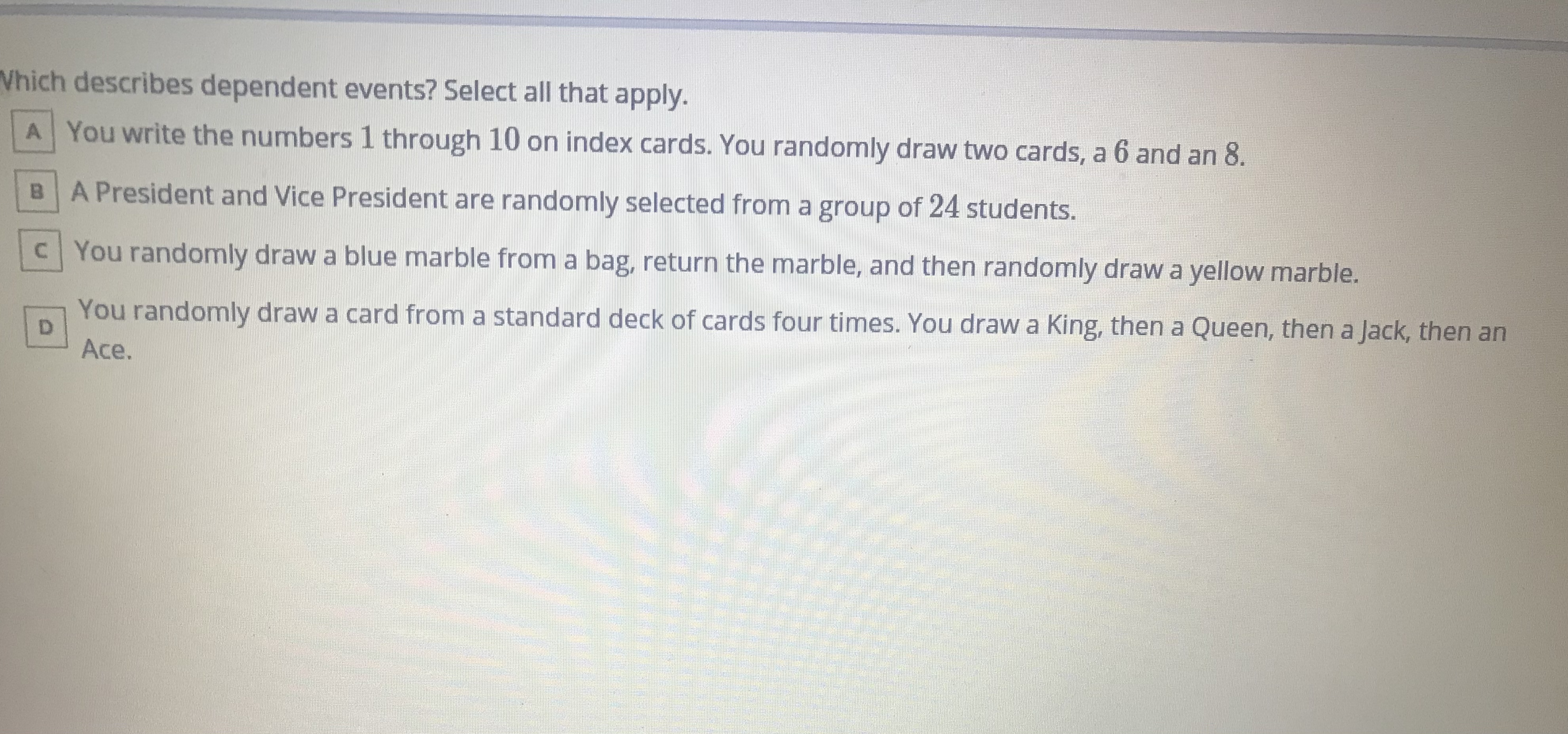 second time.Use the Counting Principle to calculate the size of sample space