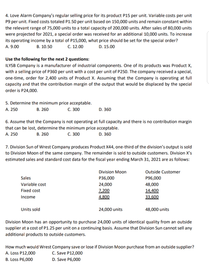  kindly show computations 1. Rest Industries operates a cafeteria for its