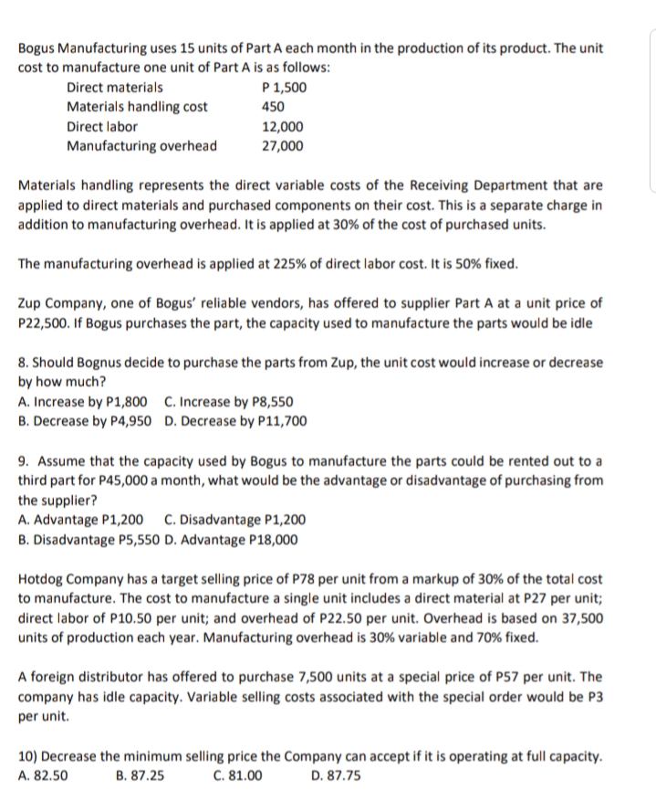 with vending machines. Gross customers spending at the vending machines is estimated