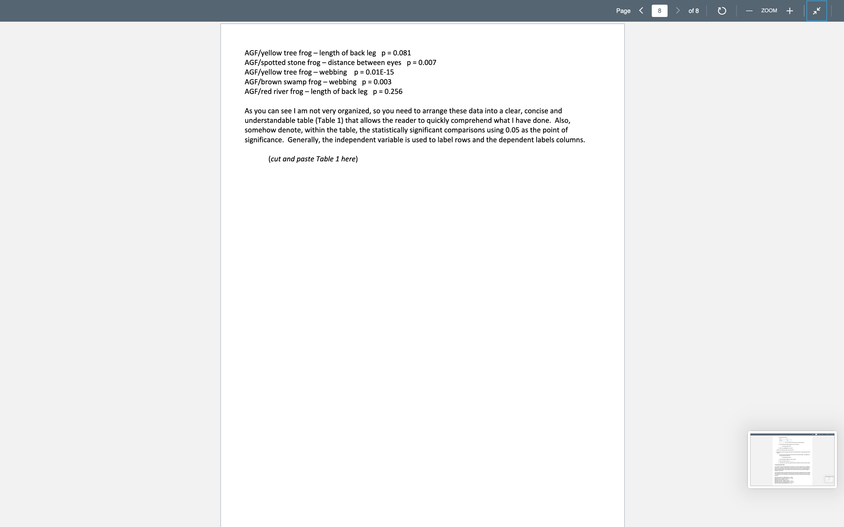 to be done DNLINE and INDIVIDUALL Y for the lab report (see