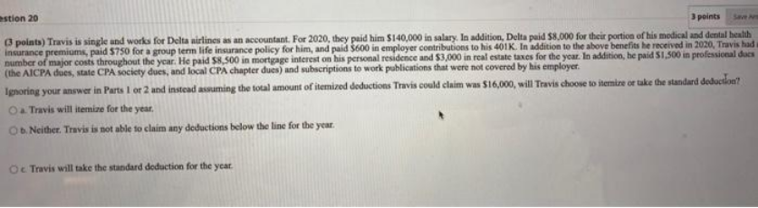 and works for Delta airlines as an accountant. For 2020, they paid