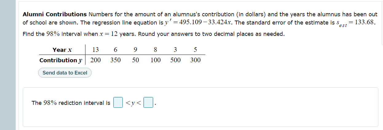of best t? Choose the correct answer. {I} The line passes through