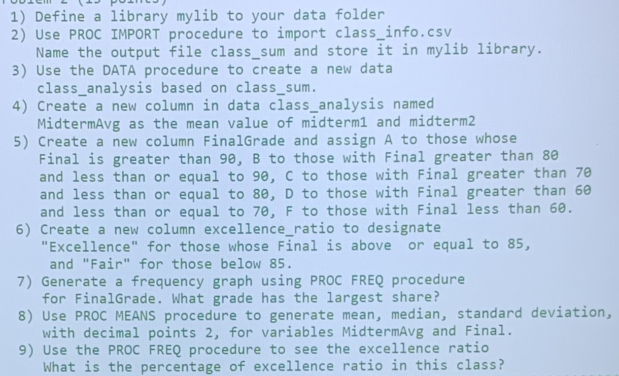  1) Define a library mylib to your data folder 2) Use