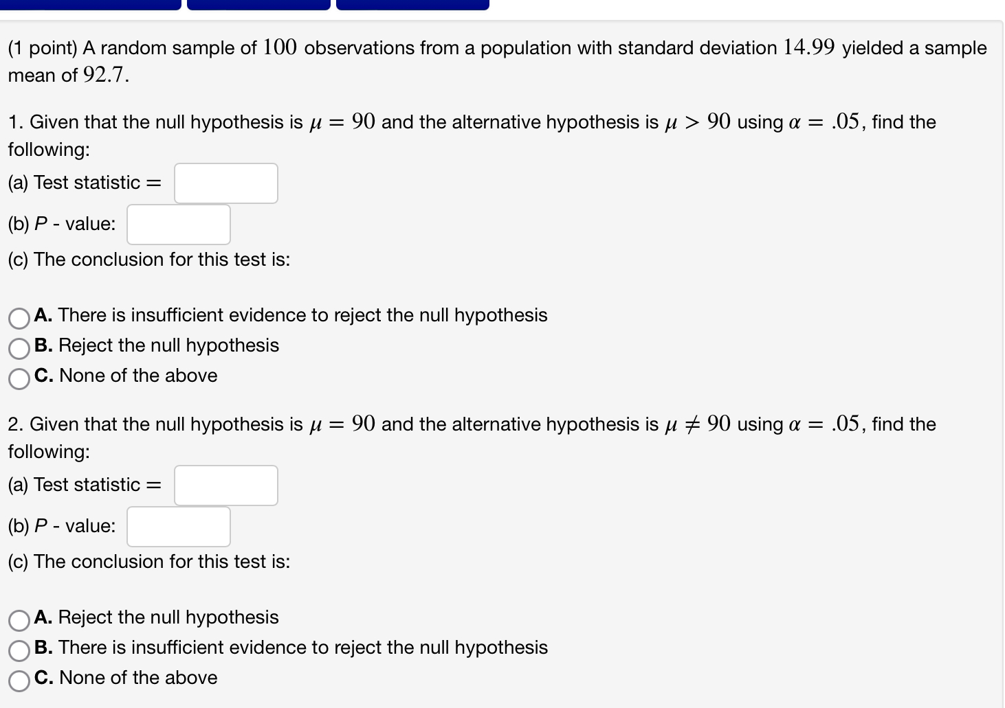 conclude that the document's claim is false? Carry out a hypothesis test