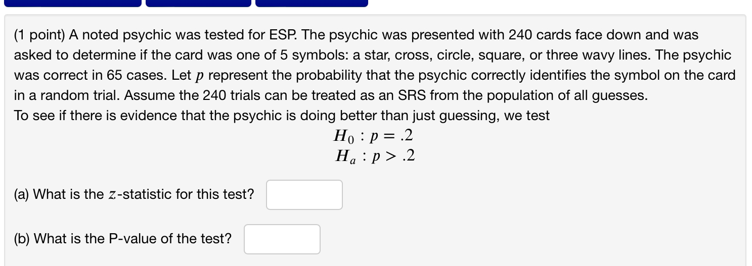 at a 4% significance level. A. The value of the test statistic