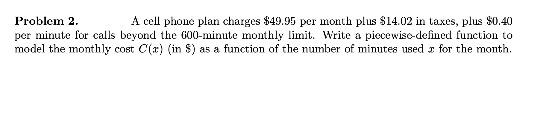 h(:c) = 5, nd each of the following: (i) f (2) (ii)