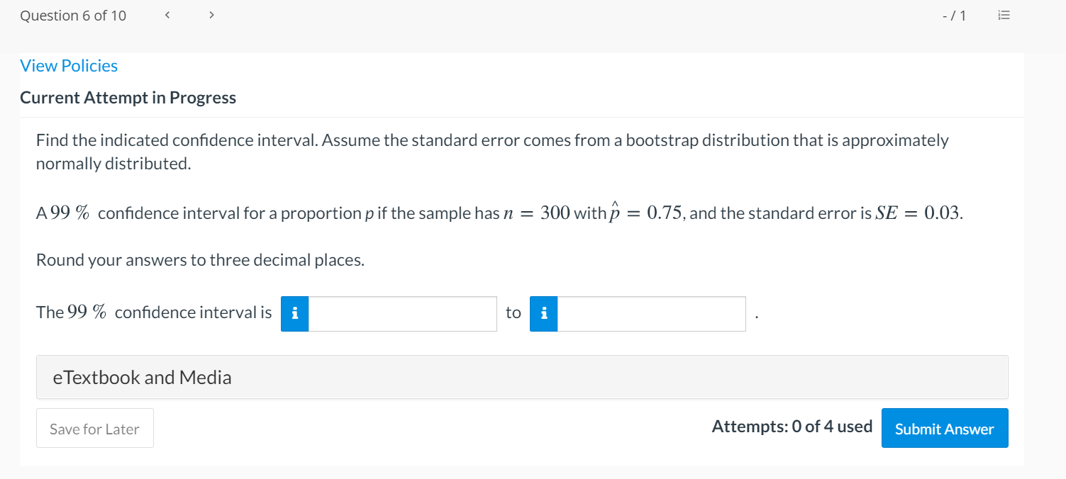 answer all please Question 6 of 10 - /1 View Policies Current