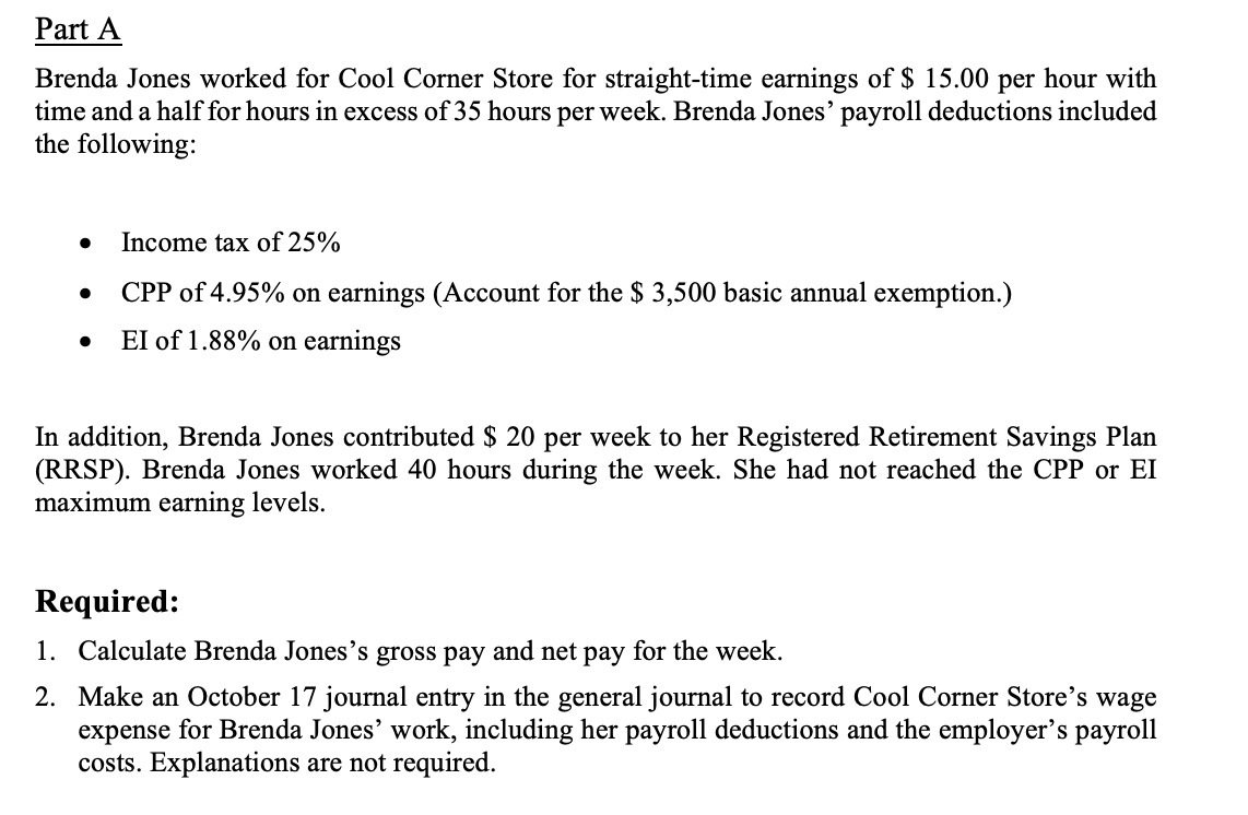 earnings of $ 15.00 per hour with time and a half for