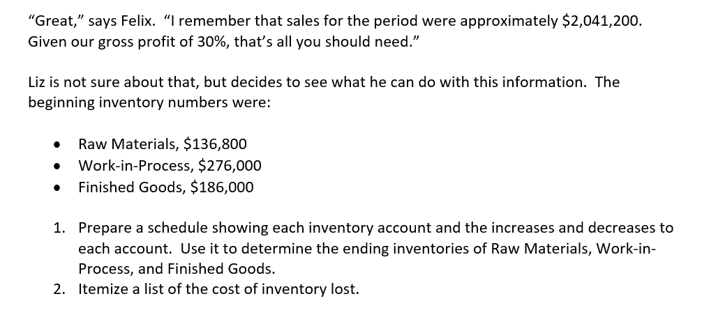 cost of goods sold for merchandising and manufacturing companies Below are data