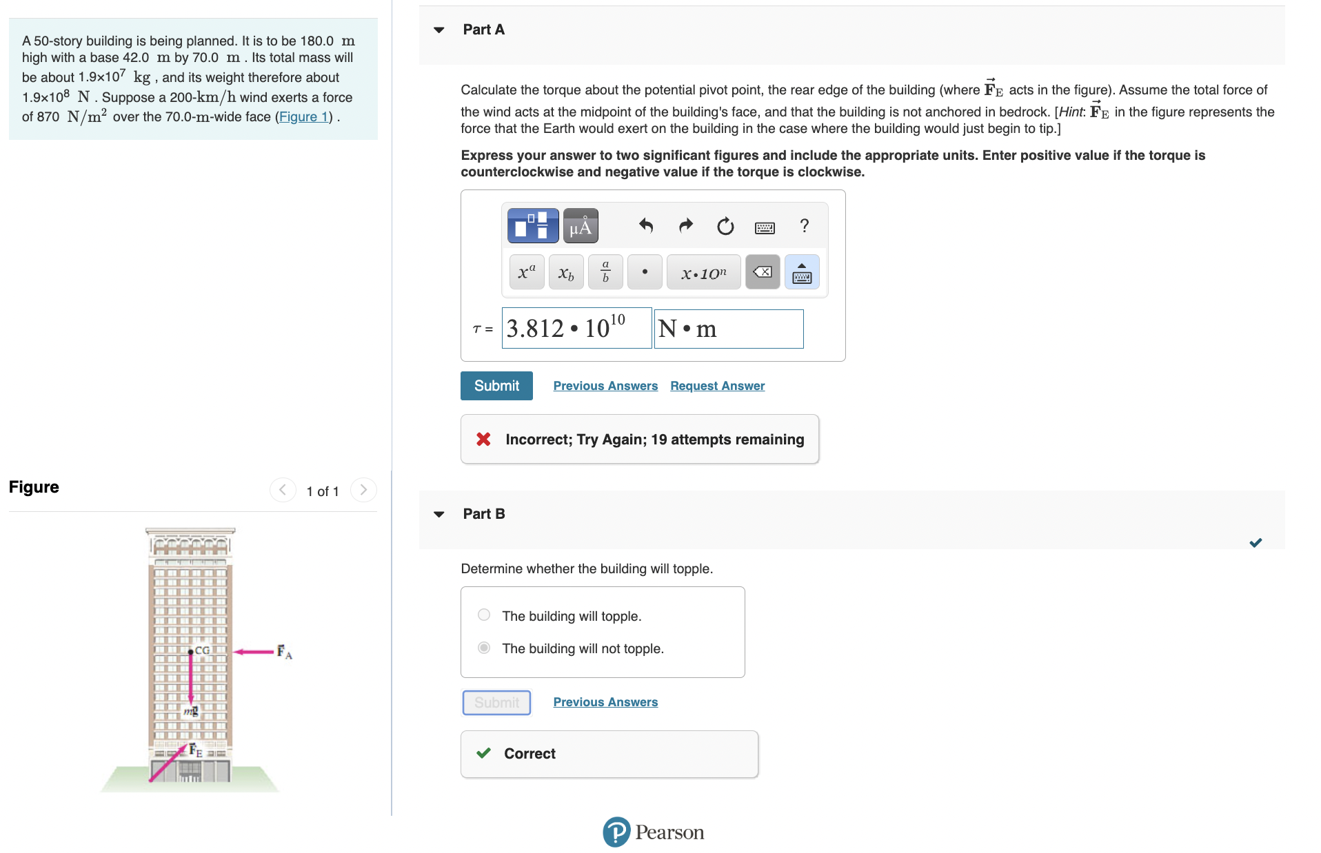 belng planned. It is to be 180.0 m high with a base