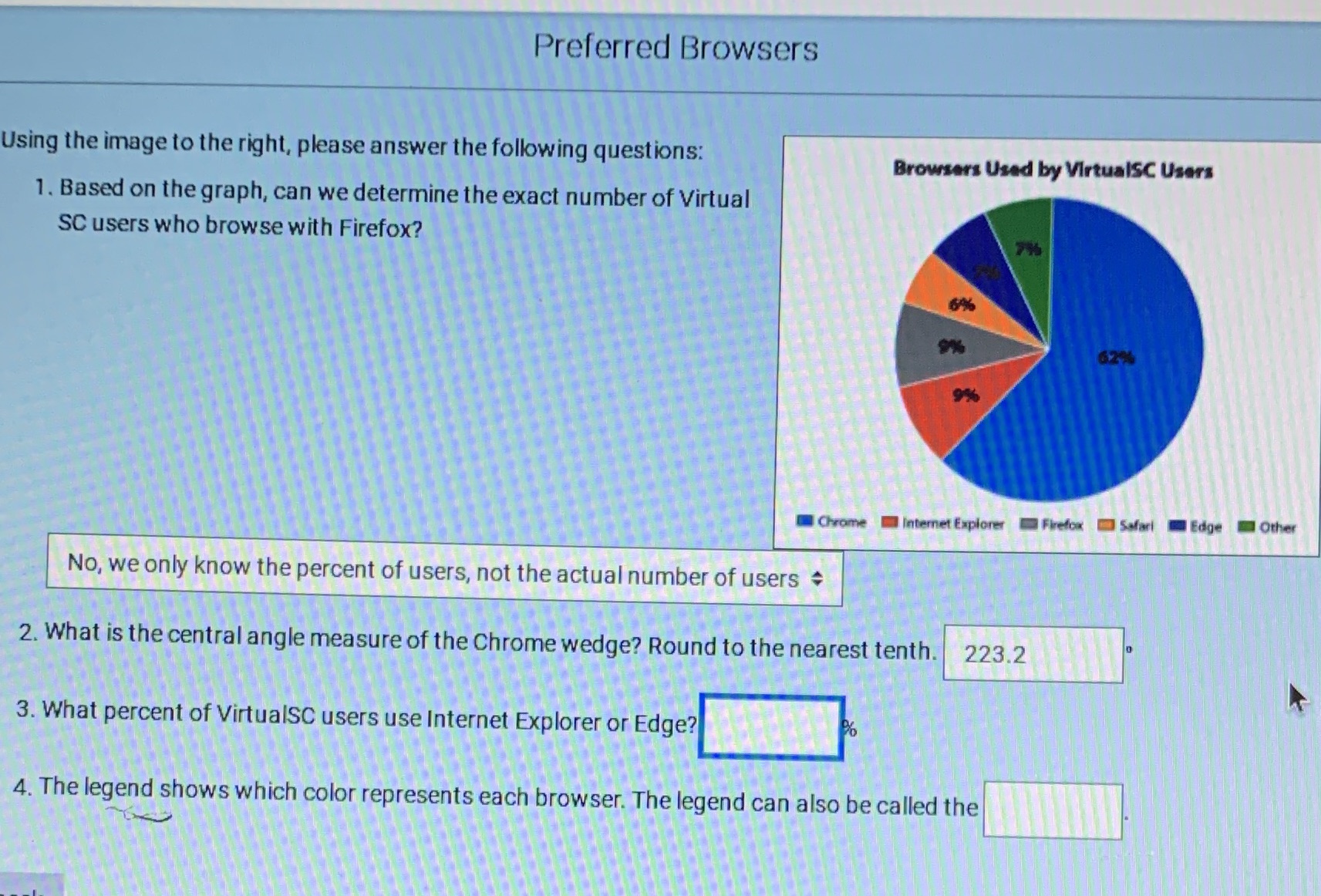 Please help me answer all 4 questions I'm not sure if it's