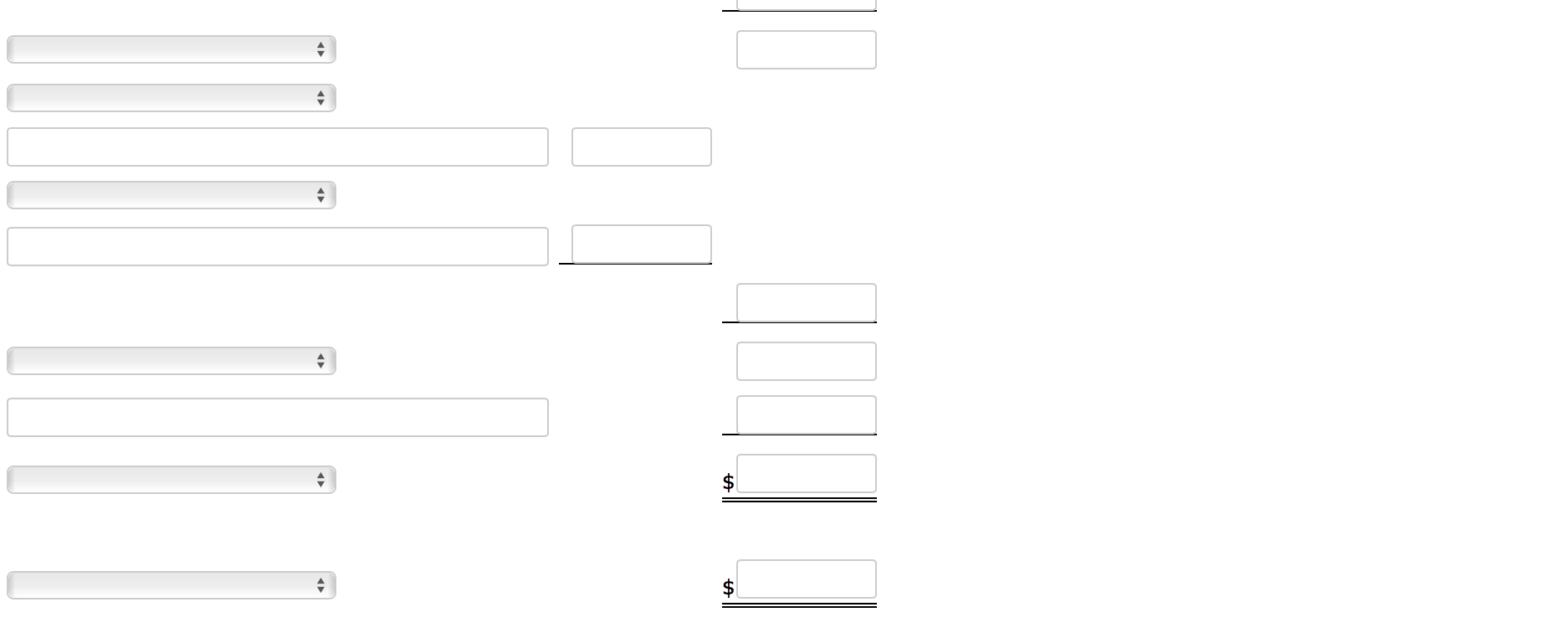 $12,530 cash and $2,260 of equipment In the business. 7 Purchased supplies