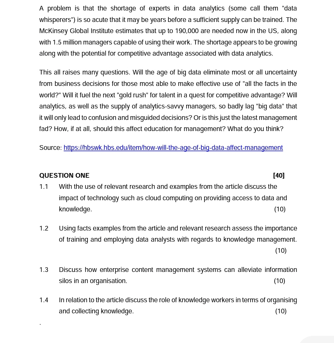 help. This is one of those times. Just two decades ago, we