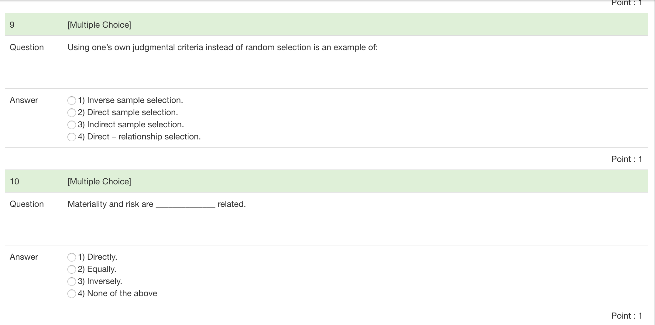 sales invoices A 3) Observing the client's distribution of payroll cheques. A