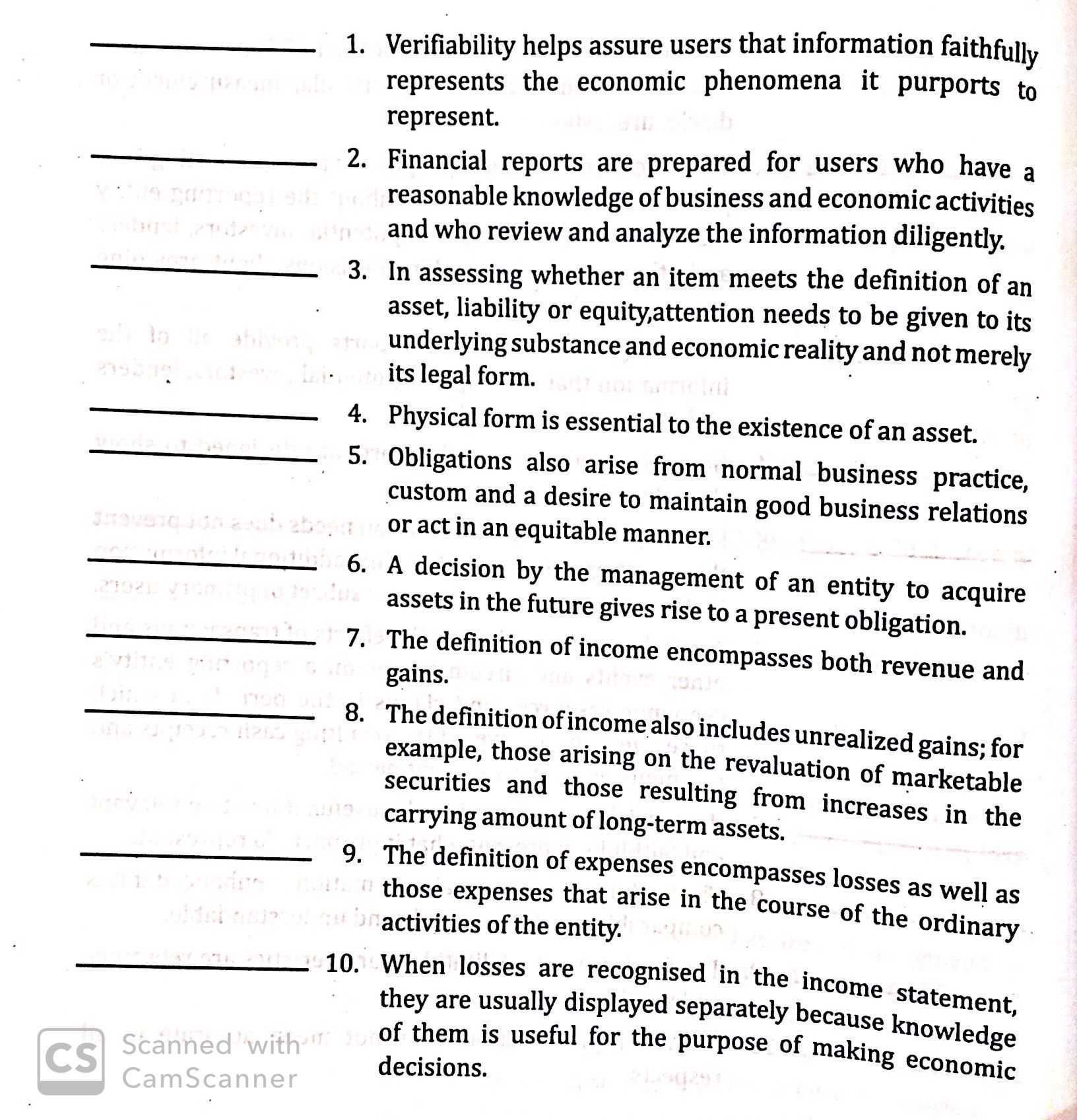 for false items. 1. Verifiability helps assure users that information faithfully represents
