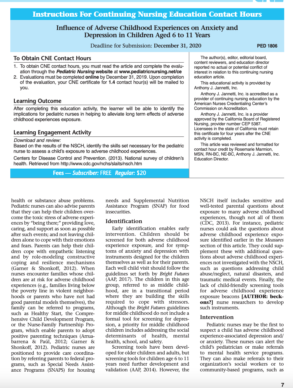 on anxiety and depres- list.) and the PBS News Hour sion in