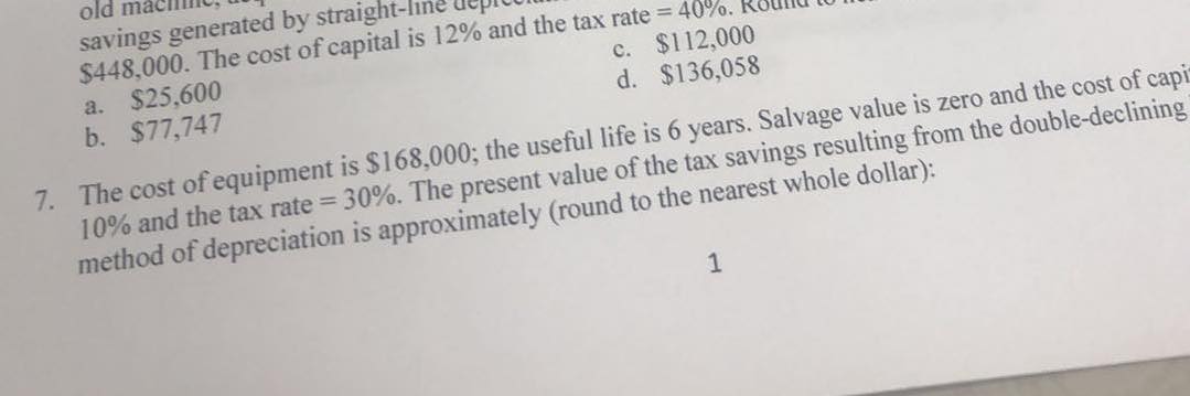 PLEASE ANSWER WHATEVER IS POSSIBLE ! thank you a. $45.976 b.