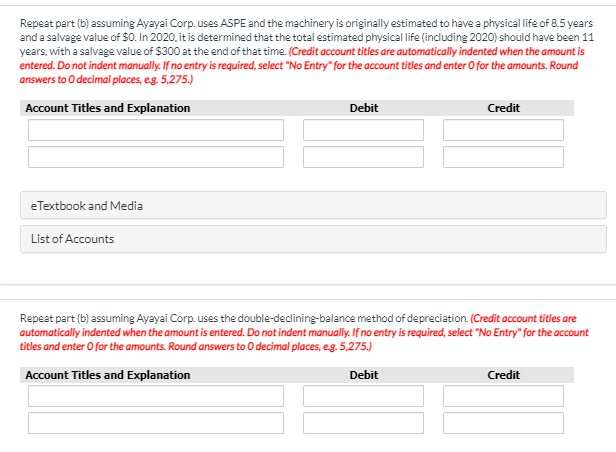  Accounting Problem InstructionsPlease Refer to Accounting Question 2 Part 1 &