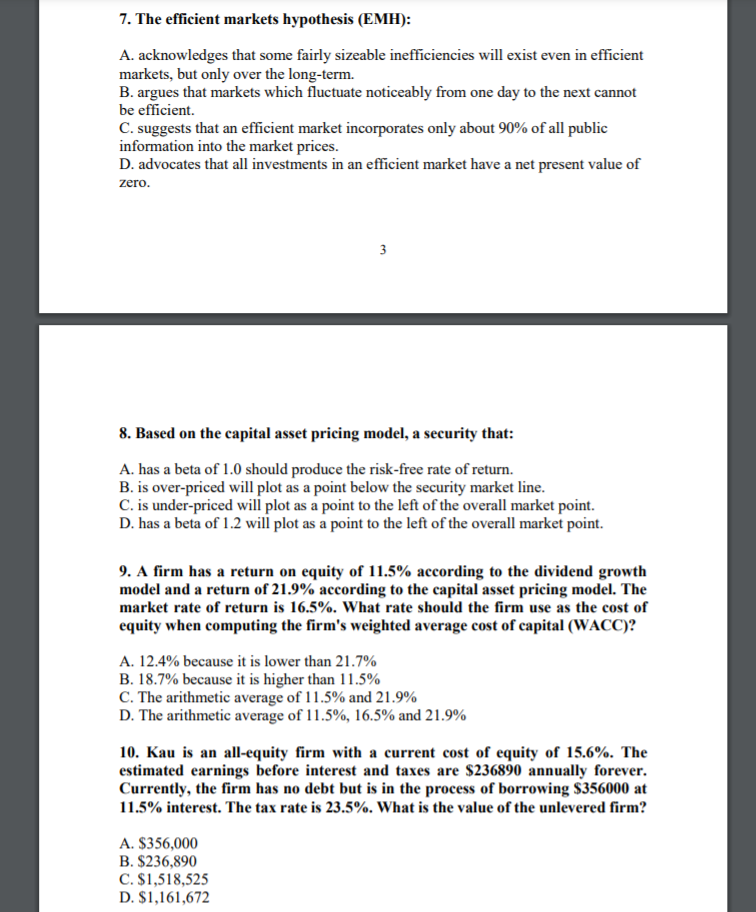 30% on all fixed asset purchases. Currently, Max is considering some new