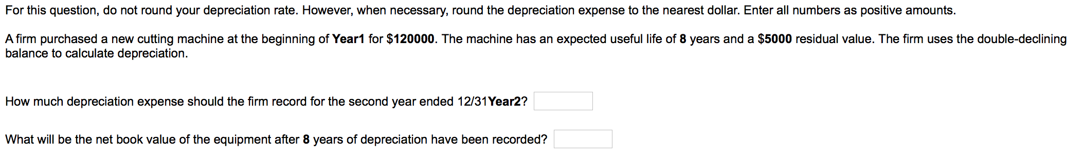with the most appropriate description of the method used to allocate the