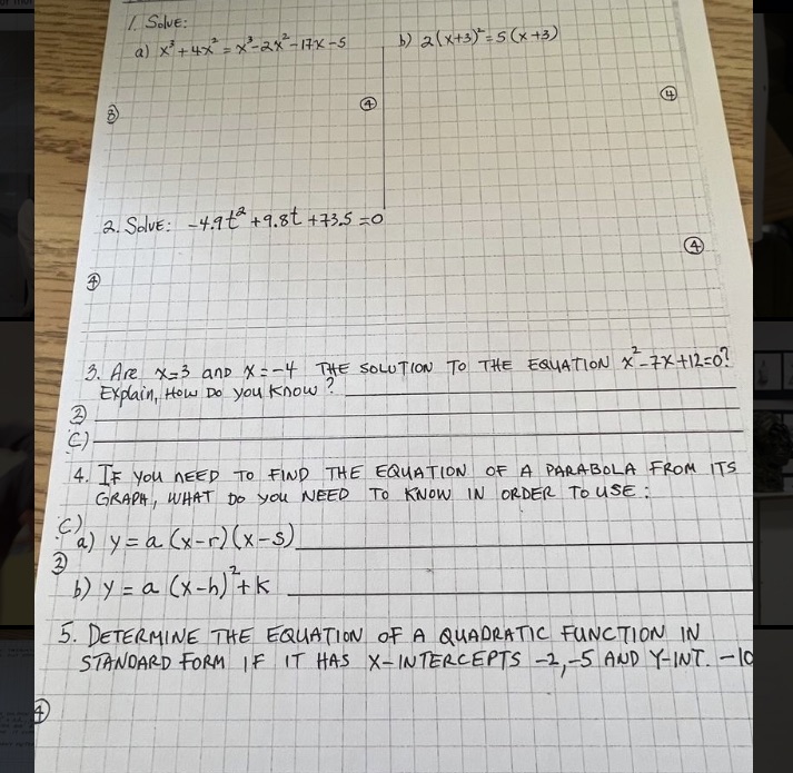 Please. Help. 1. Solve : al * + 4 * =* -