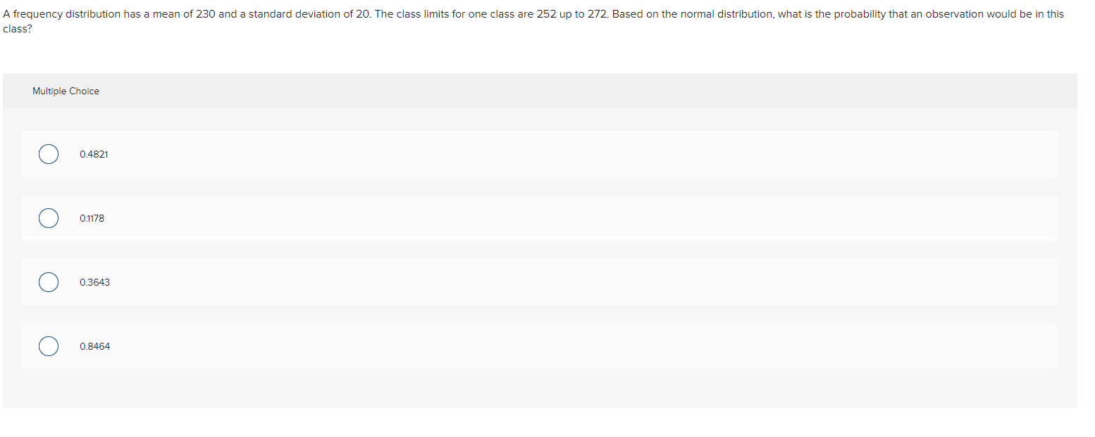 19 Q 21 O 20 O 18 Students were sampled to determine