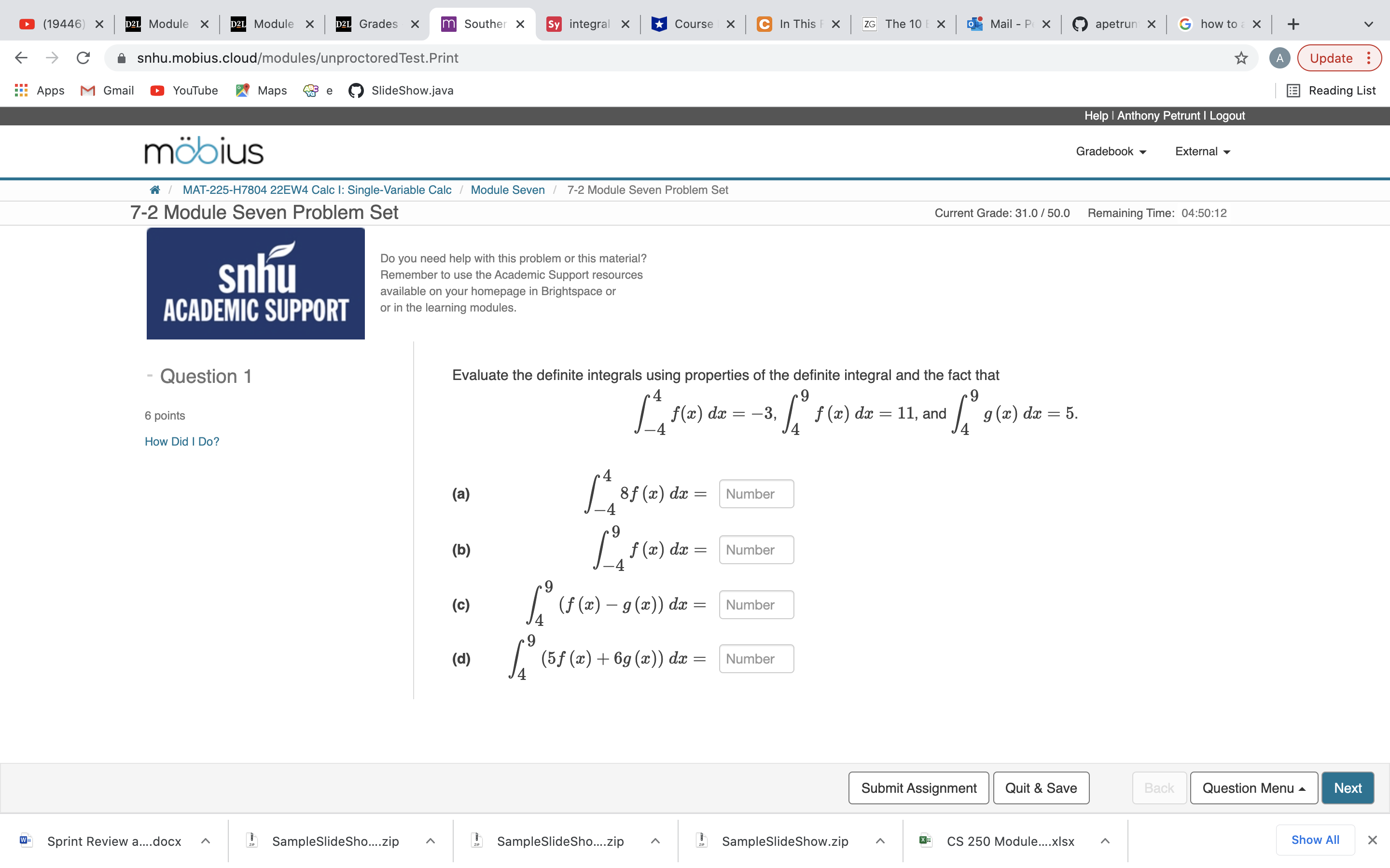  (19446) X D2L Module X D2L Module X D2L Grades X