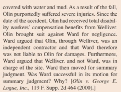 its property located in Blossburg, Pennsylvania. Ward entered into a written contract