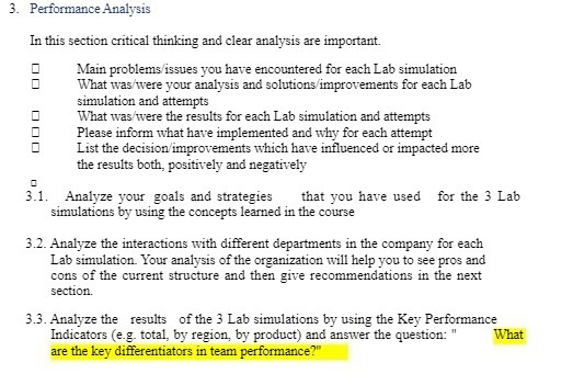  3. Performance Analysis In this section critical thinking and clear analysis