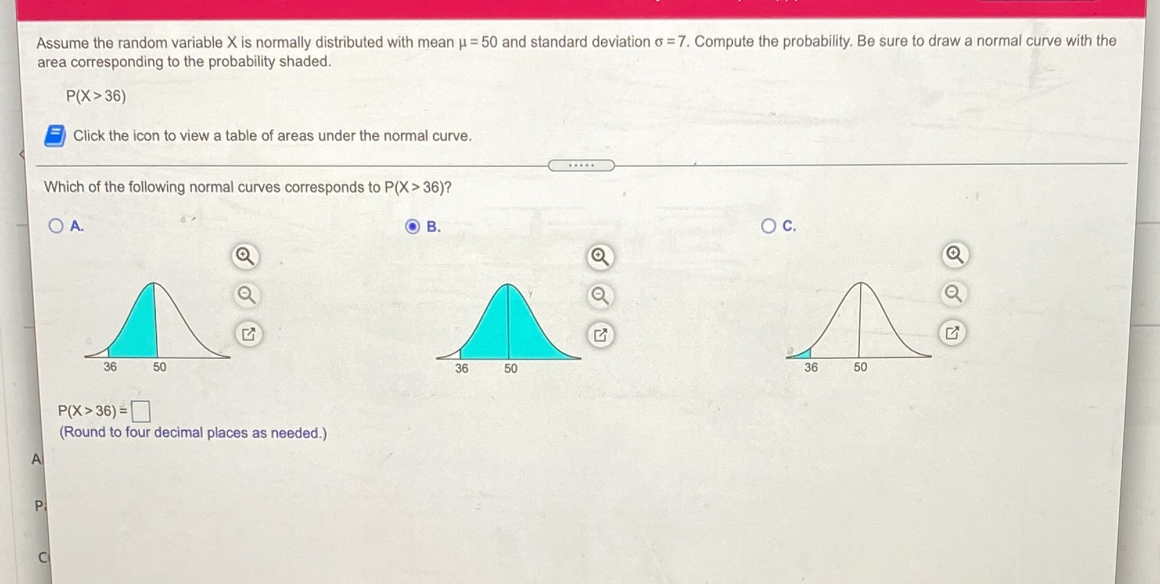  Assume the random variable X is normally distributed with mean u