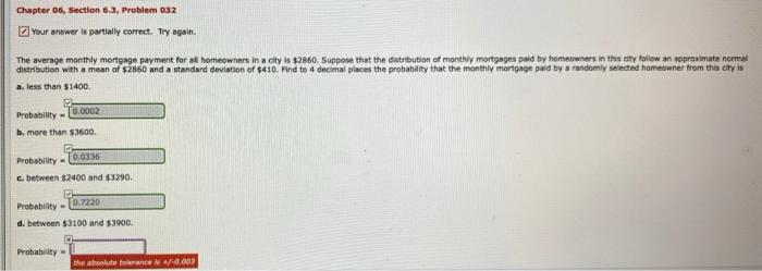 I need letter D please. Chapter 06, Section 8.3, Problem 031 Your
