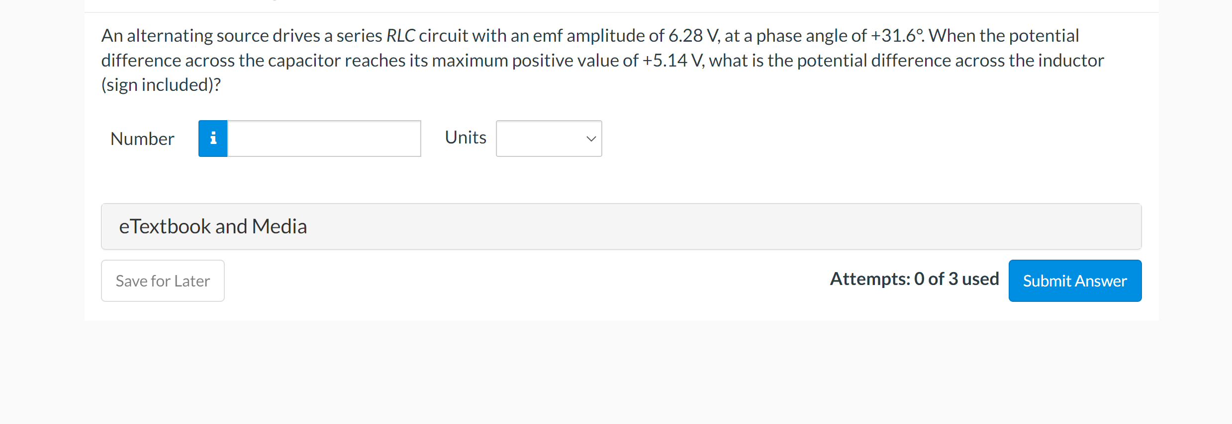 a capacitor with capacitance C, and a resistor with resistance R are