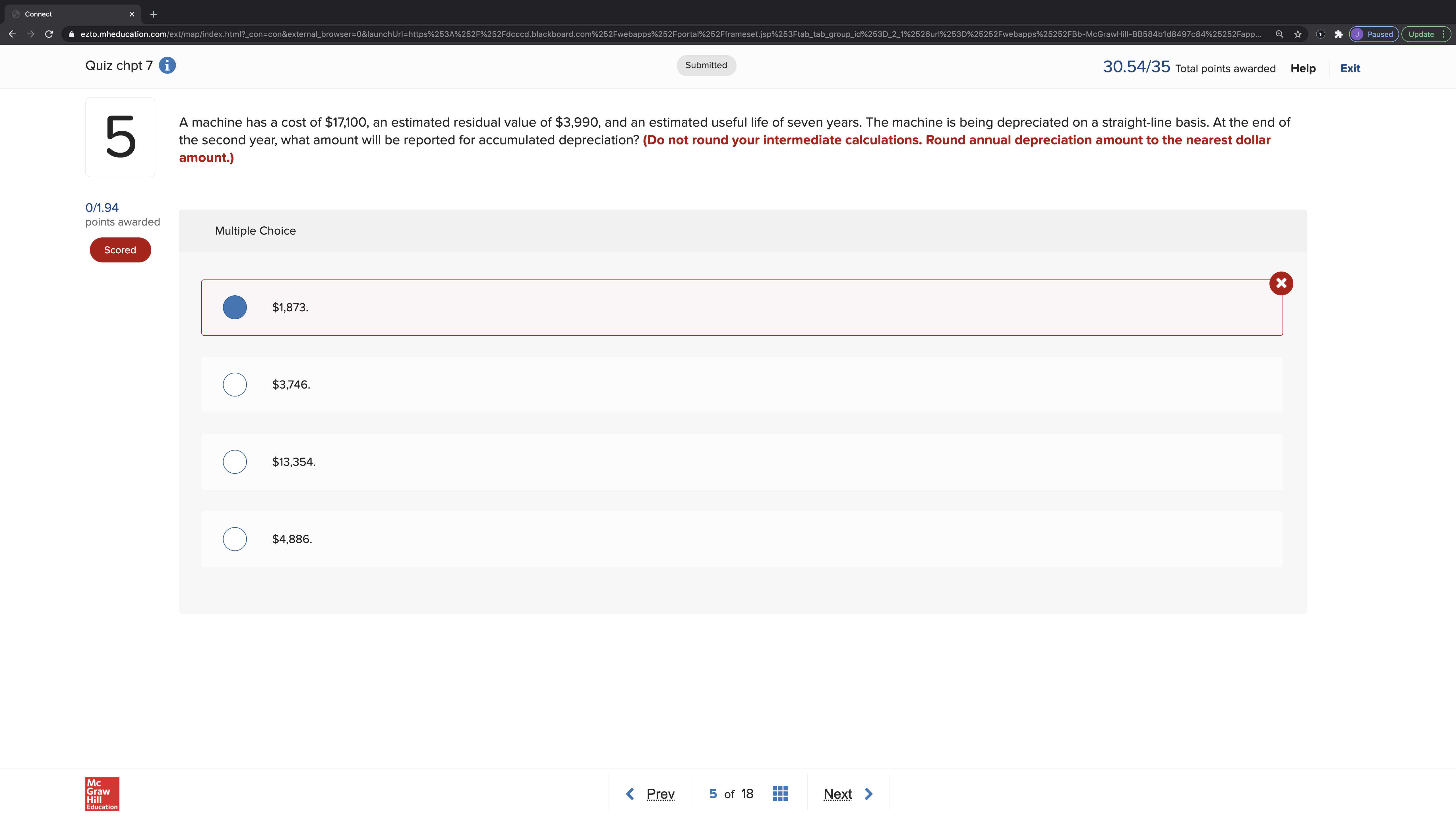 service life, and an $8.000 residual value' 1. What was the gain
