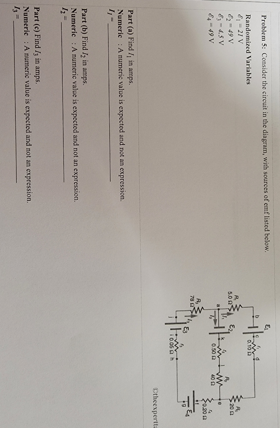 same with this problem. I calculated I1 and got 18.44 and the