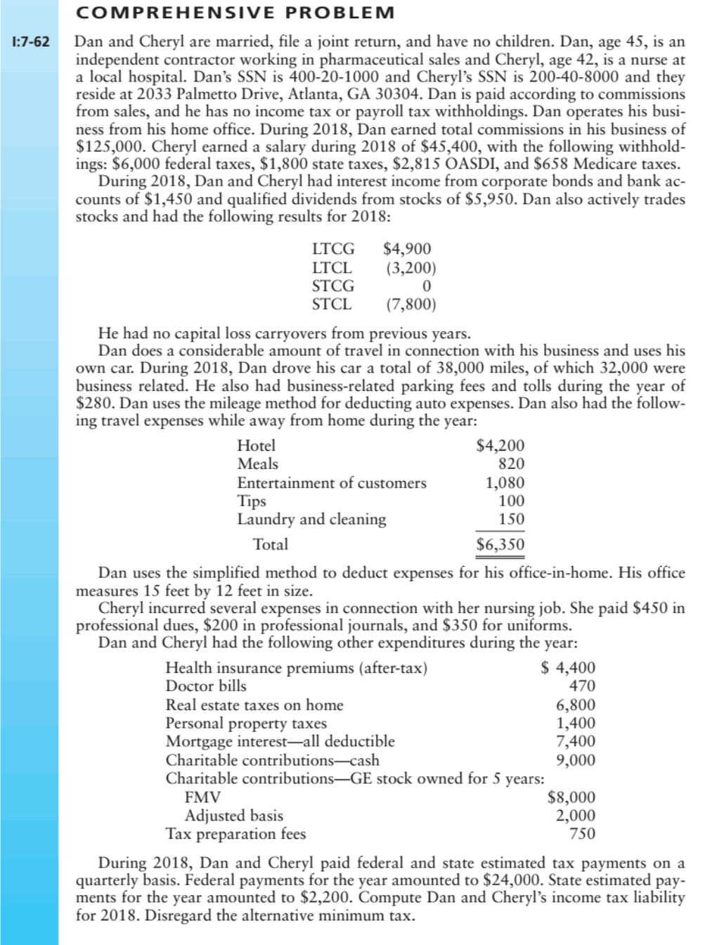 (Form 1040) 2018 Department of the Treasury Attach to Form 1040. Attachment