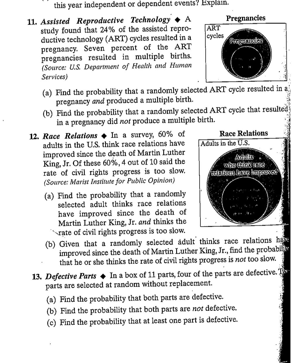 from a standard deck, replacing it, and then selecting a queen from