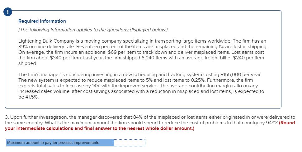 Hi, please help me with this problem thanks 0 Required information {The
