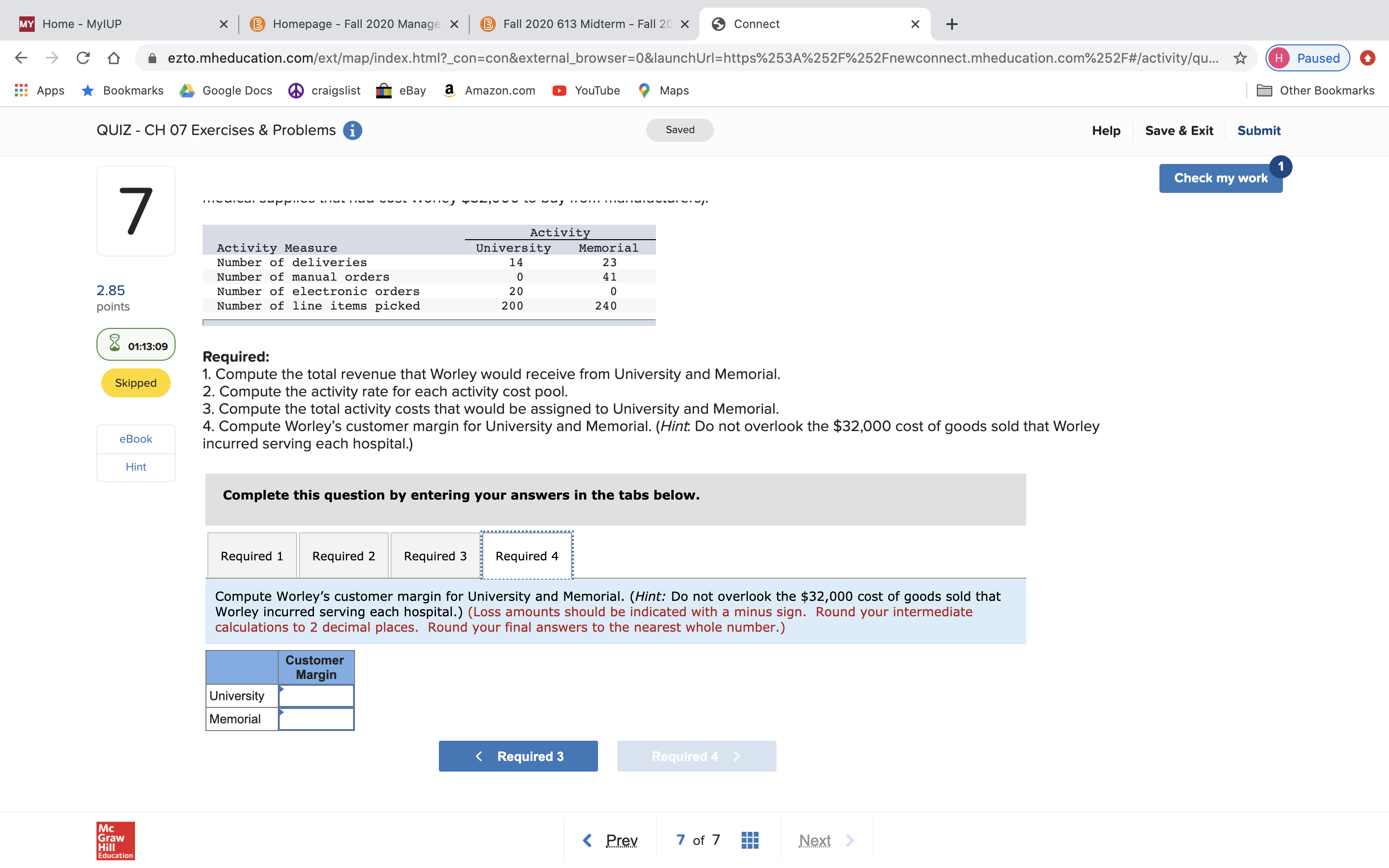 Connect X + 6 6 C 0 i ezto.mheducation.com/ext/mapndex.html'.7_con=con&external_browser=0&launchUrl=https%253A%252F%252Fnewconnect.mheducation.com%252F#/activity/qu... at} O Apps