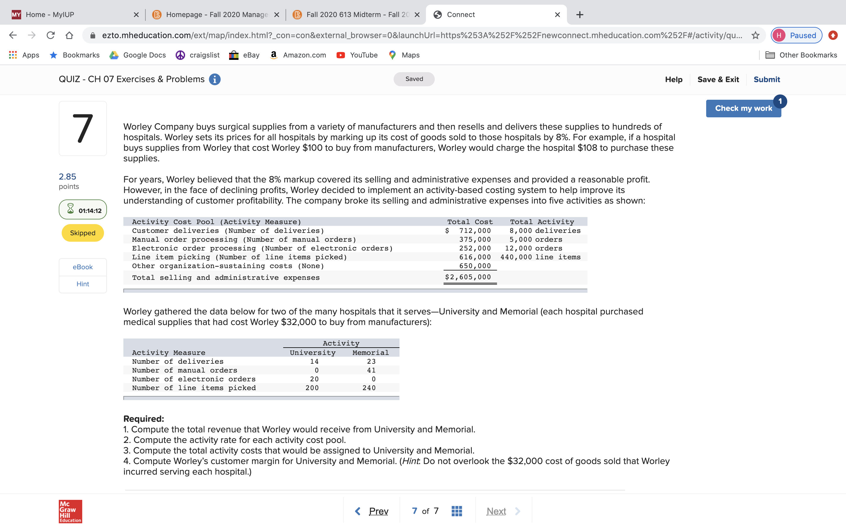 * Bookmarks c. Google Docs Q craigslist i eBay g. Amazoncom II