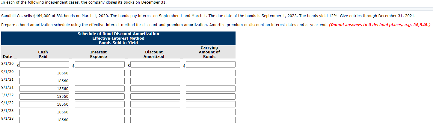 8% bonds on March 1, 2020. The bonds pay interest on September