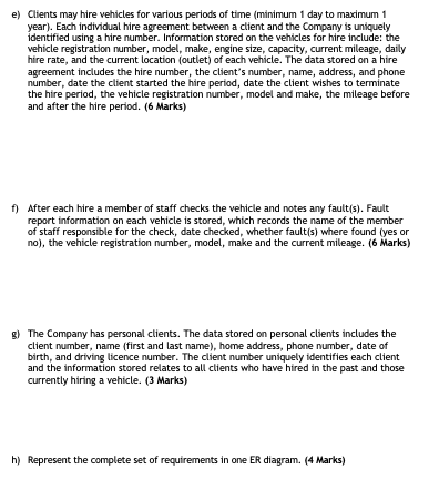  Please show each part individually INSTRUCTION 1. Create a Crow's Foot