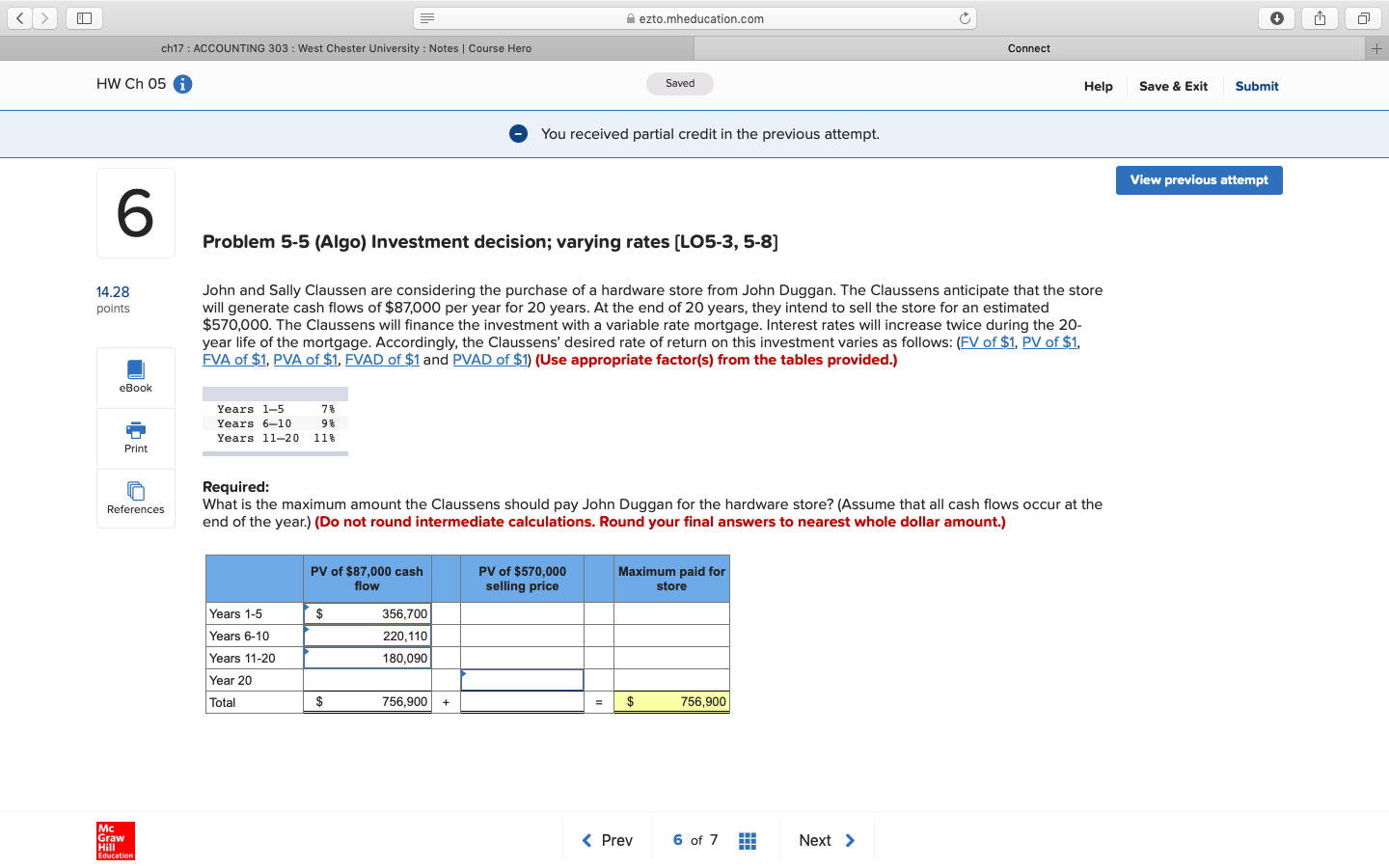 Can you please explain this question please. A ezto.mheducation.com C ch17 :