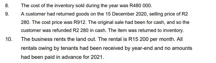 position of the business as represented by A = E + L.