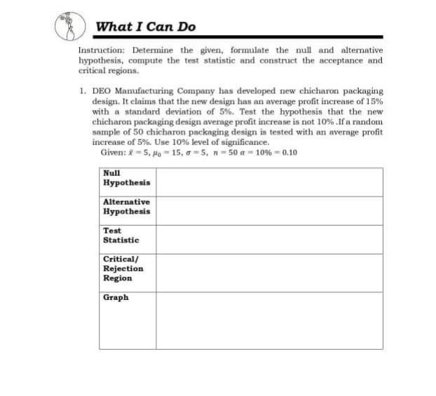  I. Choose the correct answer 1. It is a value that