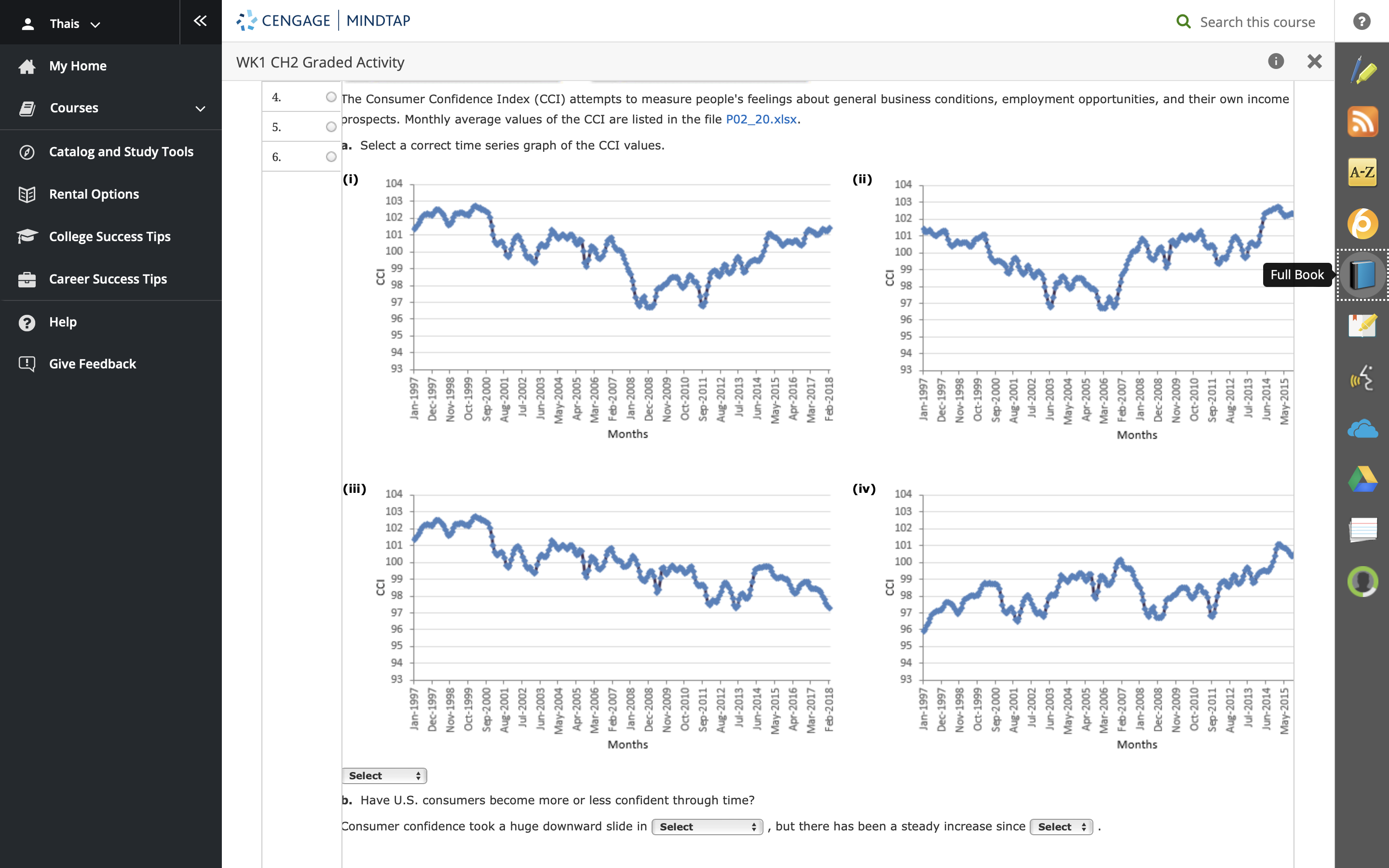 CENGAGE I MINDTAP WKI CH2 Graded Activity CQ Thais v My Home