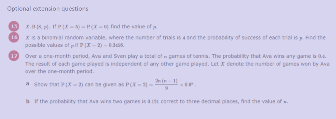 possible options, only one of which is right. A student guesses the