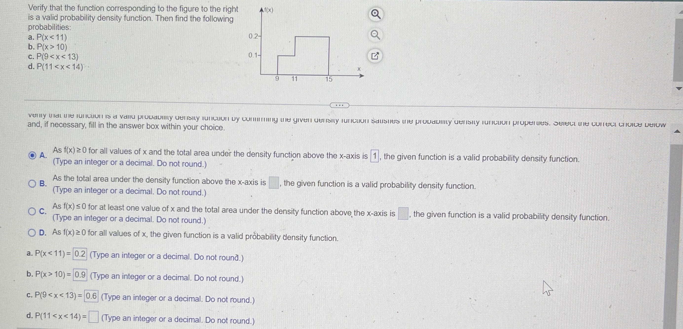 Please help Verify that the function corresponding to the figure to the