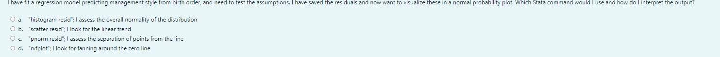 order, and need to hese in a normal probability plot. W I